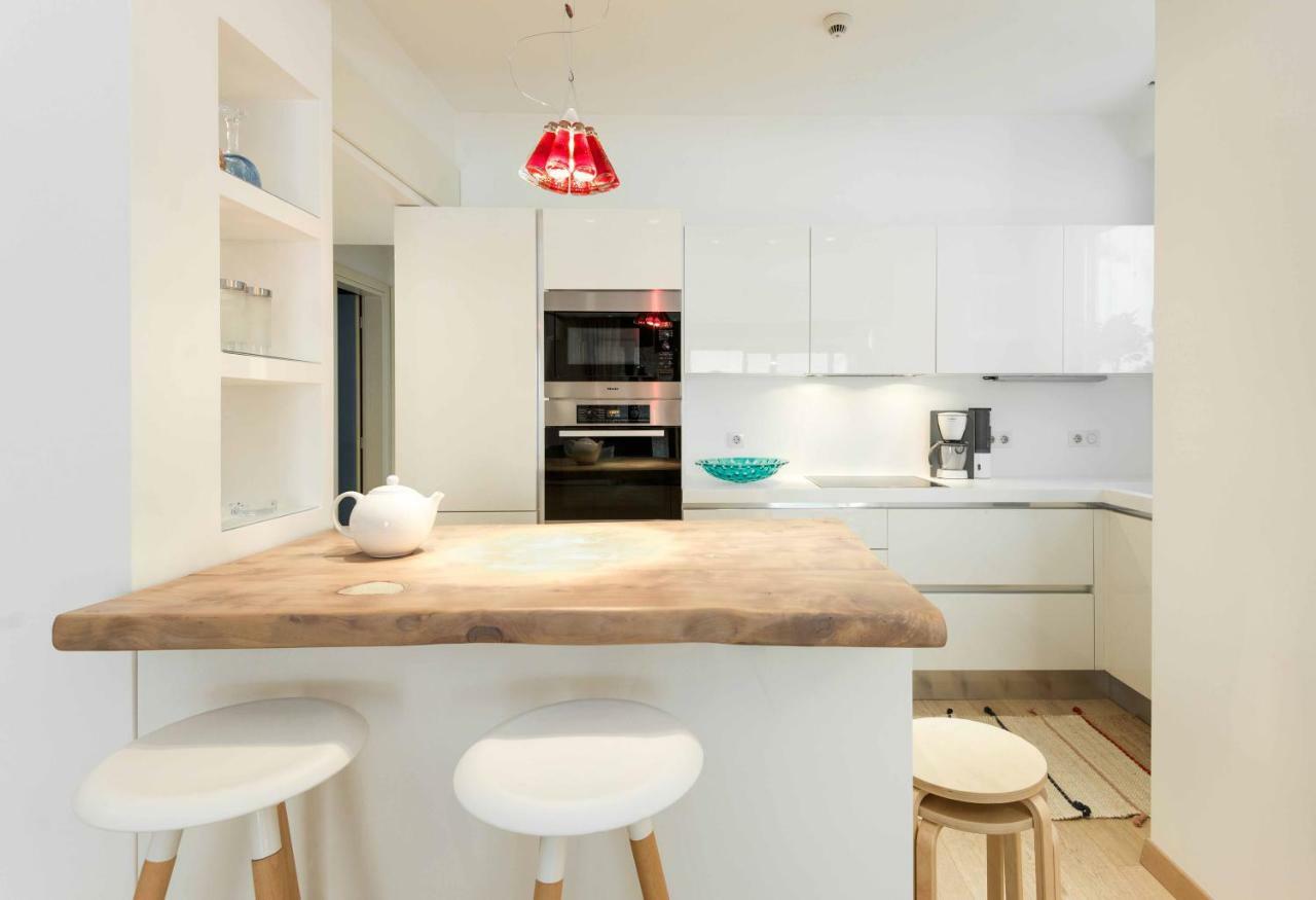 Stylish 3-Bedroom Apartment & Terrace Salonicco Esterno foto