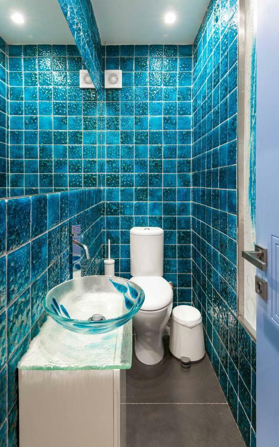 Stylish 3-Bedroom Apartment & Terrace Salonicco Esterno foto